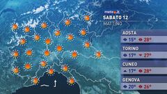 Meteo del 12 luglio