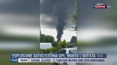 Breaking News delle 14.00 | Esplosione autocisterna Gpl, morto l'autista