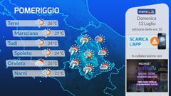 Tg Meteo Regionale Umbria