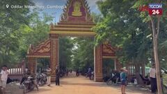 Cambogia-Thailandia, gli sfollati trovano rifugio in un tempio buddista