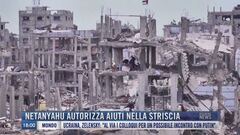 Breaking News delle 18.00 | Netanyahu autorizza aiuti nella Striscia