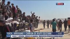 Breaking News delle 11.00 | Gaza, arrivano i camion di aiuti egiziani
