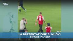 Gyökeres fa impazzire i tifosi dell'Arsenal a Singapore