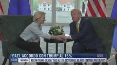 Breaking News delle 11.00 | Dazi, accordo con Trump al 15%