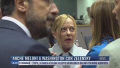 Breaking News delle 14.00 | Anche Meloni a Washington con Zelensky