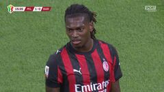 Milan: infortunio per Leao dopo il gol al Bari