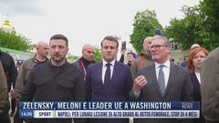 Breaking News delle 14.00 |  Zelensky, Meloni e leader Ue a Washington
