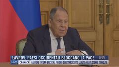 Breaking News delle 16.00 | Lavrov: paesi occidentali bloccano la pace