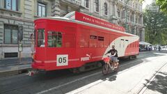 Il"tram di Milano griffato Ferrari, Vasseur gran cerimoniere