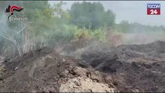 Gioia Tauro, scoperta discarica abusiva con 70 tonnellate di compost non fermentato