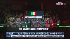 Breaking News delle 18.00 | Volley, Italia femminile campione del mondo