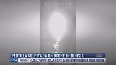 Breaking News delle 11.00 | Flotilla colpita da un drone in Tunisia