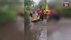 Maltempo, anche alcuni neonati tra le persone evacuate da un camping a Lignano Sabbiadoro