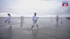 Inghilterra, cricket tra le onde all'Isola di Wight