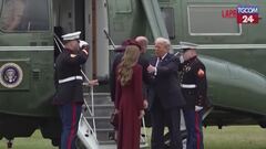Trump arriva a Windsor, accolto da William e Kate