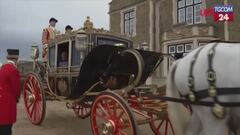 Trump a Londra, il viaggio in carrozza con re Carlo