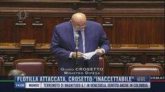 Breaking News delle 14.00 | Flotilla attaccata, Crosetto: "Inaccetabile"