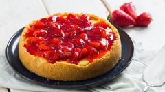 Cheesecake cotta alle fragole e mascarpone