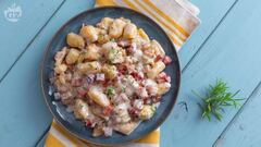 Gnocchi speck e noci