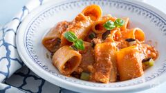 Paccheri melanzane e ricotta