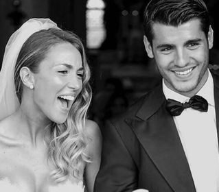 Álvaro Morata e Alice Campello celebrano l'ottavo anniversario di matrimonio Álvaro Morata e Alice Campello celebrano l'ottavo anniversario di matrimonio