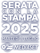 Mediaset - Serata con la stampa 2025 logo