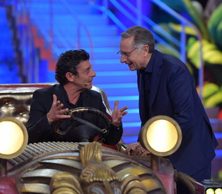 Con Paolo Bonolis e Luca Laurenti Con Paolo Bonolis e Luca Laurenti